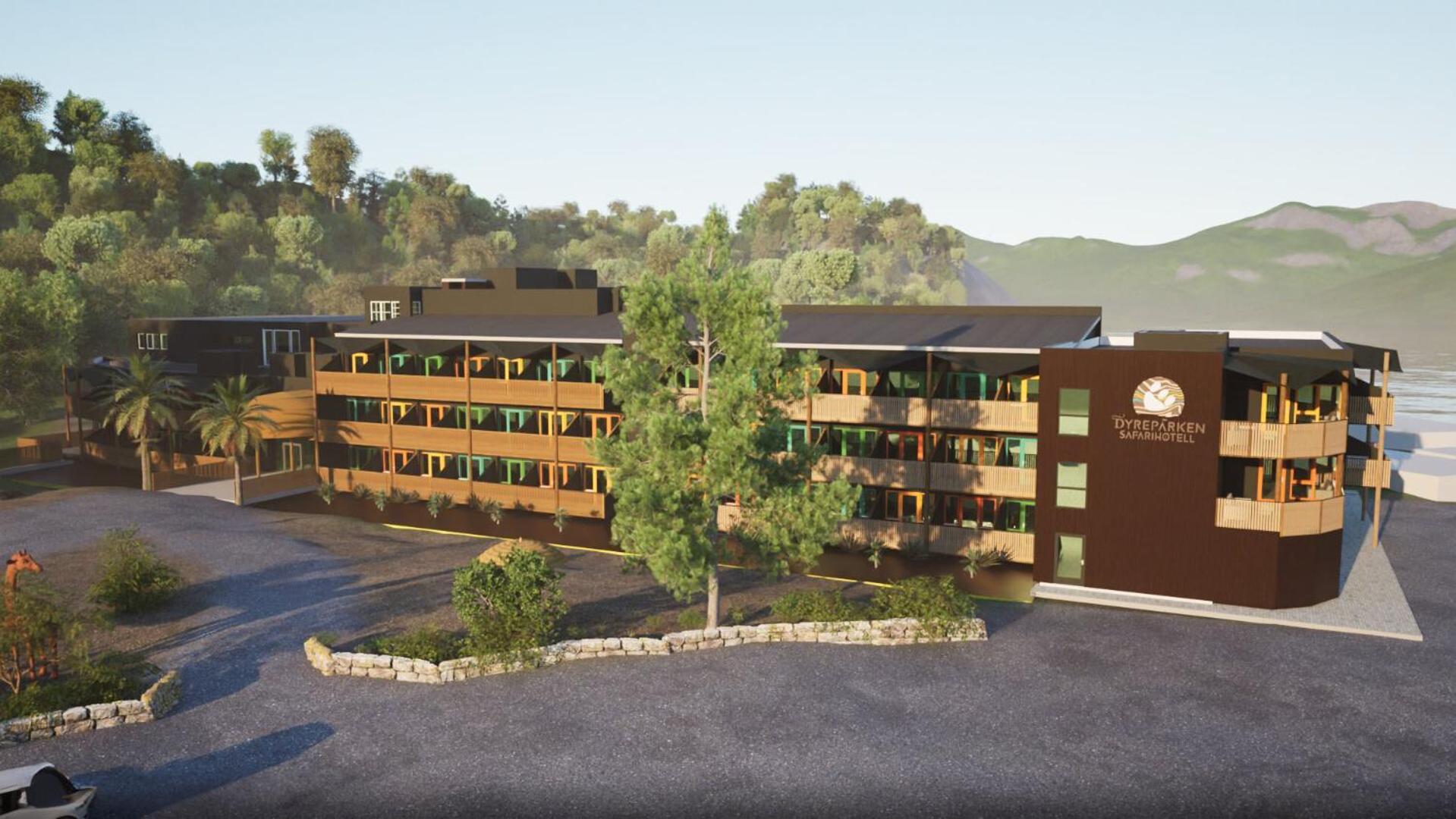 קריסטיאנסאנד Dyreparken Safarihotell מראה חיצוני תמונה